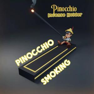 Pinocchio Smoking a Cigar - Incense Holder