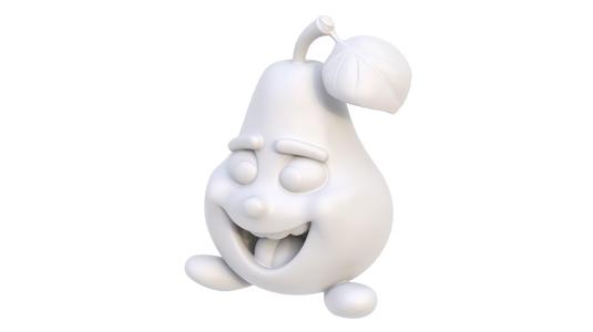 Smiling pear
