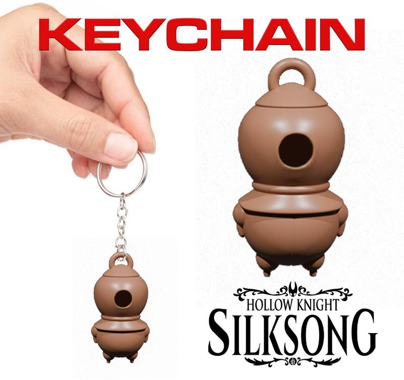 Hollow Knight Silksong Ballow Keychain