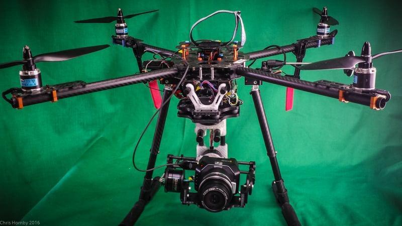 Hand held or Drone Mounted Gimbal for BlackMagic Micro Cinema or other Mid sized Camera