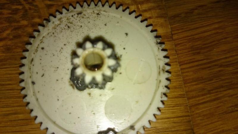 Audi A6 4F Drosselklappe Reparatur Zahnräder