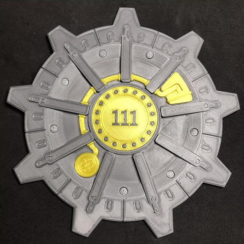 Fallout 111 Vault Door Wall Plaque
