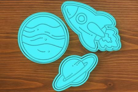 Space Adventure Cookie Cutter set