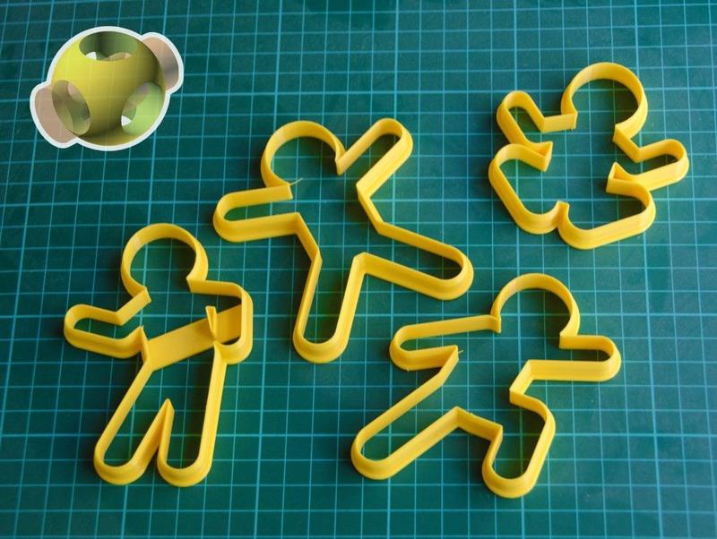 Customizable Gingerbread Man (cookie cutter)