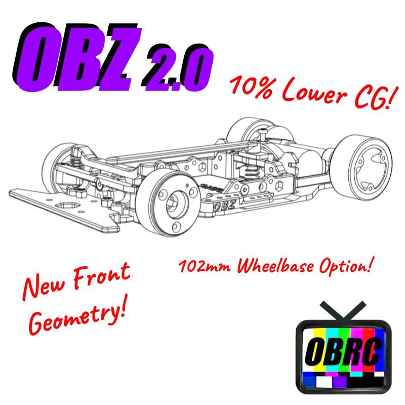 OBZ V2! - 1:28 Scale RC Pan Car Chassis