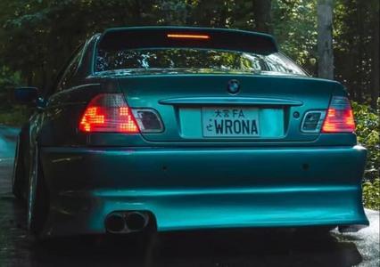 BMW E46 LED lights insert