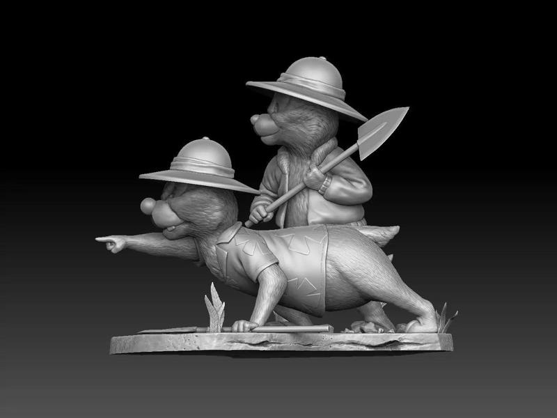 Chip n Dale Rescue Rangers  for 3d print