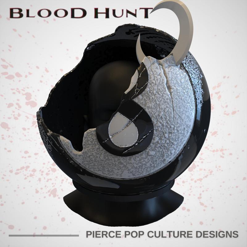 PPC | Midnight Mission 8 Ball Damaged | 3D Printable | STL Files