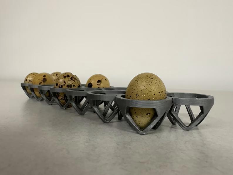 Custom Stackable Coturnix Quail Egg Tray