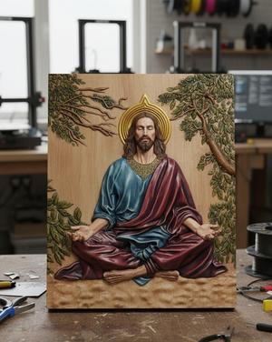 Jesus Meditating - Christ Meditating