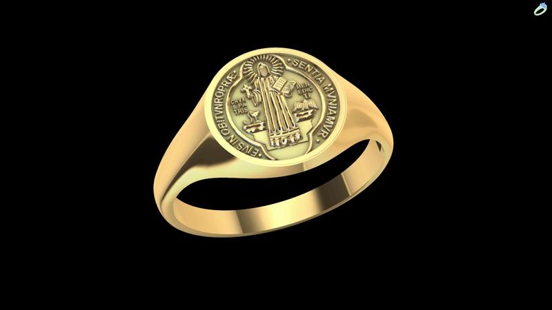 Anel Sao Bento - Ring Saint Benedict
