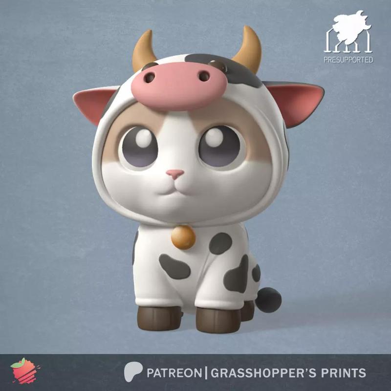 Costumed Cat Cow