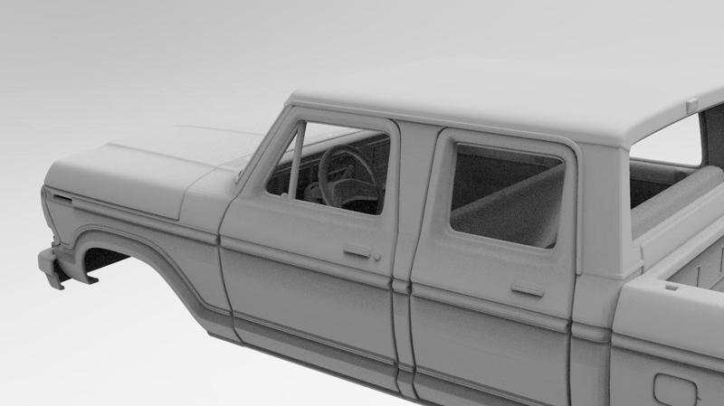 RC Ford F150 1978 truck STL model