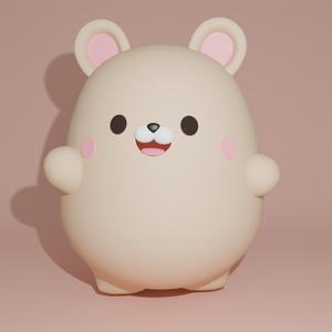 Adorable Chubby Bear