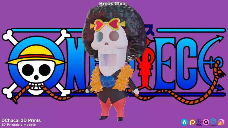 Brook Chibi - One Piece