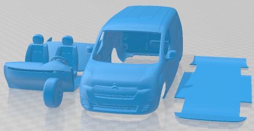 Citroen Berlingo Van L2 2017 Printable