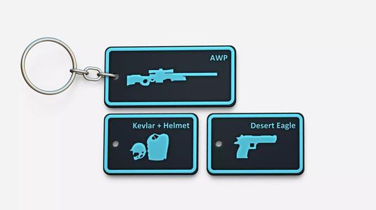 Counter Strike 2 - AWP Loadout Kit Keychain Kit