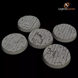 LegendGames 40mm Wood Planks bases