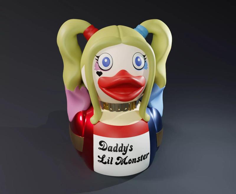 Cute Harley Quinn Rubber Duck