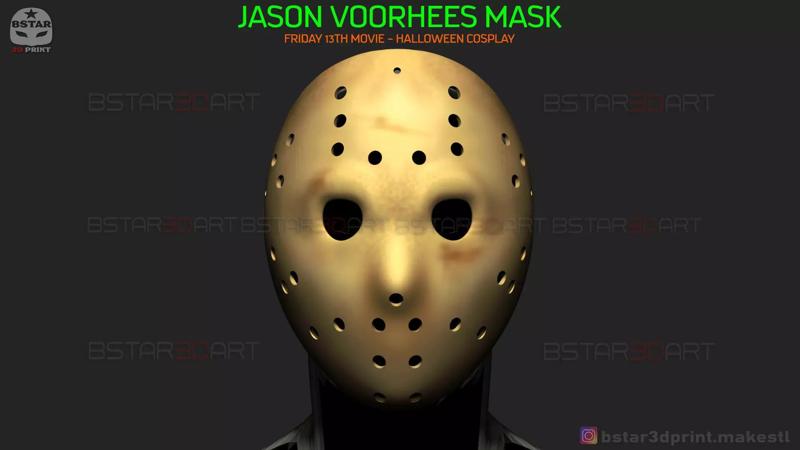 Jason Voorhees Original Mask - Friday 13th movie - Halloween Toy