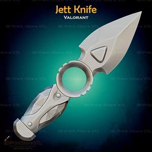 Jett Knife Cosplay Valorant - STL File