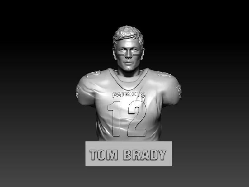 NFL - TOM BRADY - SUPER BOWL MVP - 3D PRINT