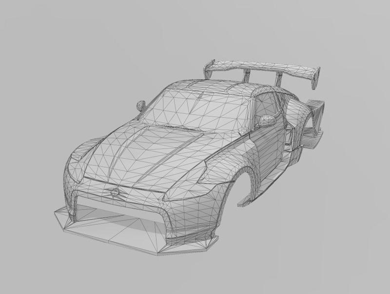 Nissan 370Z Super GT 500 1:24 & 1:25 Scale