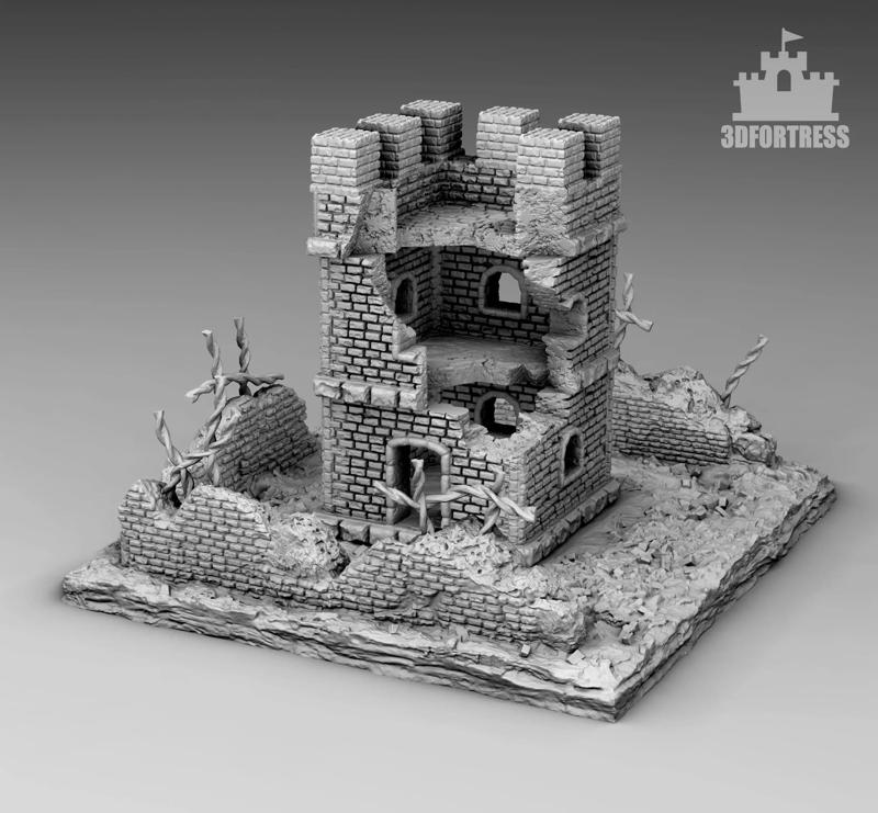 Ruined tower