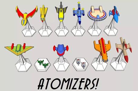 MicroFleet Atomizers  Starship Pack