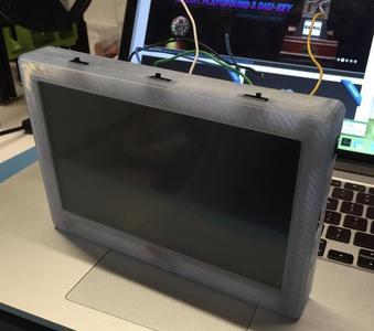 Adafruit 7" Portable HDMI Monitor Case Remix for use as a larger camera monitor
