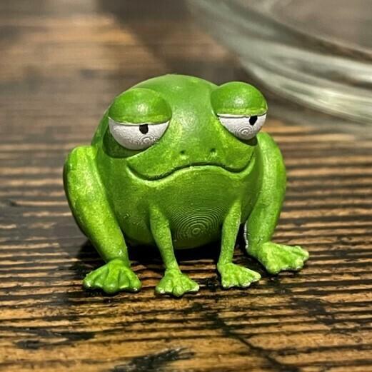 Cute Stoned Frog