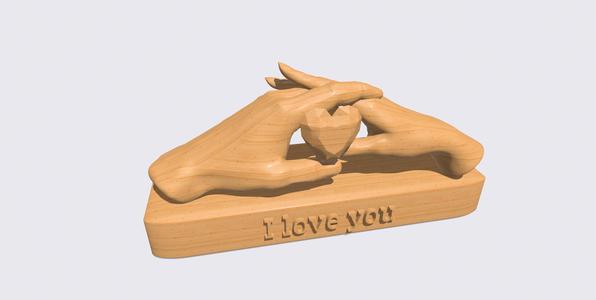 Hands holding heart sculpture, I love you, Love gift, engagement gift, marriage, proposal,  Valentine's Day gift, romantic,  anniversary gift
