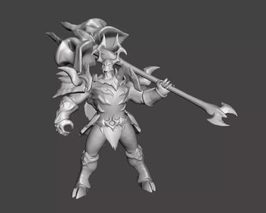 Old God Mordekaiser 3D Model