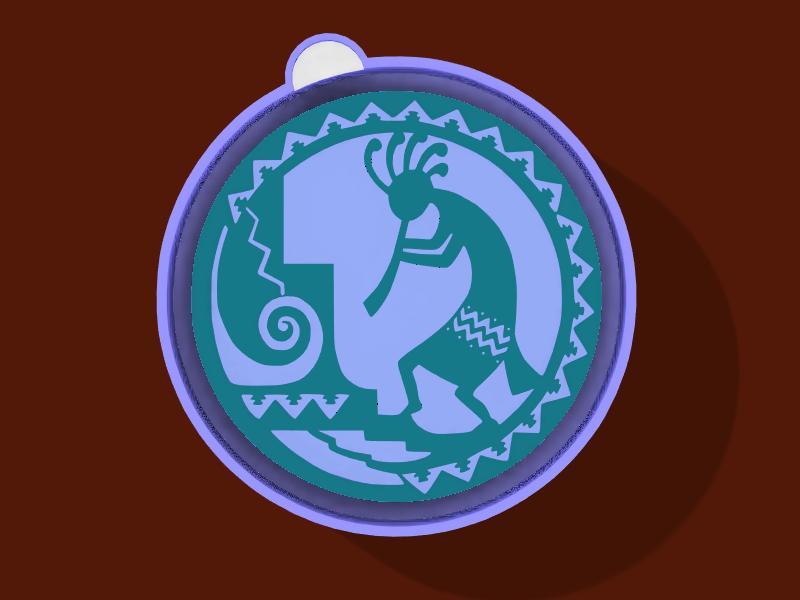 🎶 Kokopelli Spirit – Freshie, Keychain, Resin & Candle Mold