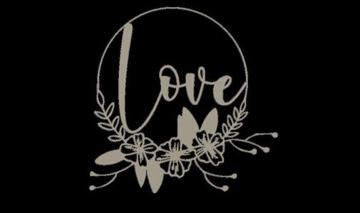 Wall decoration Love