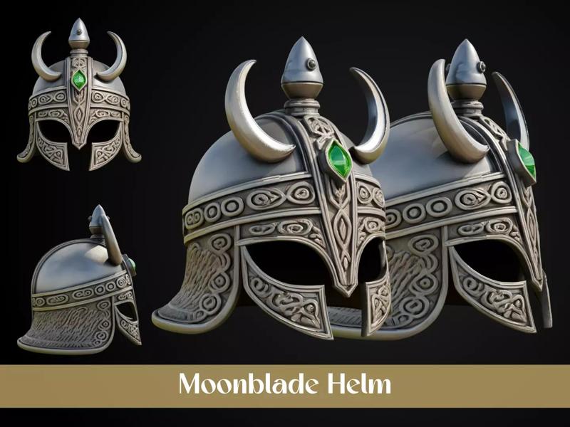 Stylized Persian Helmet - Moonblade