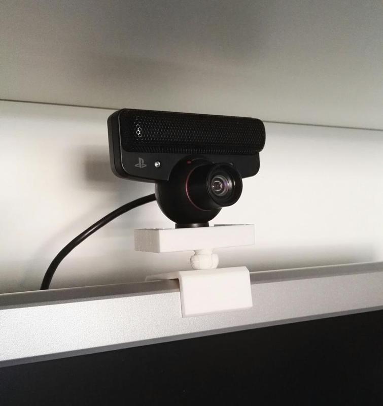 Orientable support for webcam