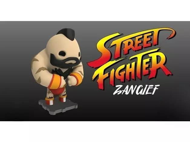 Zangief 3D Printed Sculpture