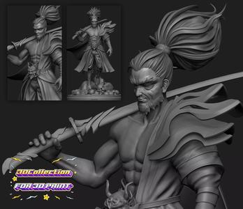 Yasuo Figure Fanart - 3D Print Model