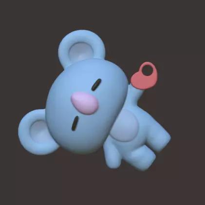 BT21 Keychains Bag Charms - Hanging Koya