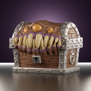 MTG Dnd DECK BOX COMPATIBLE WITH COMMANDER DECKS: Chest mimic #090