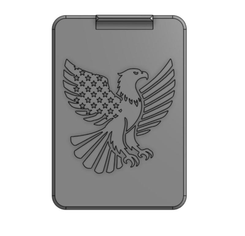 Majestic Flight Stash: Etched Eagle Diamond Painting Box