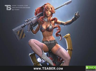 Yoko Statue - Gurren Lagann