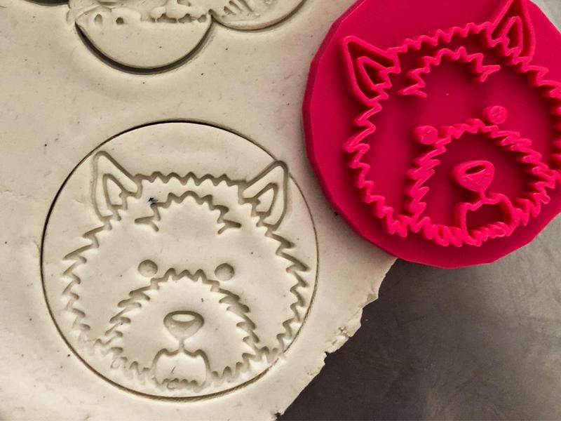 Cookie stamp + cutter - CAIRN TERRIER 1
