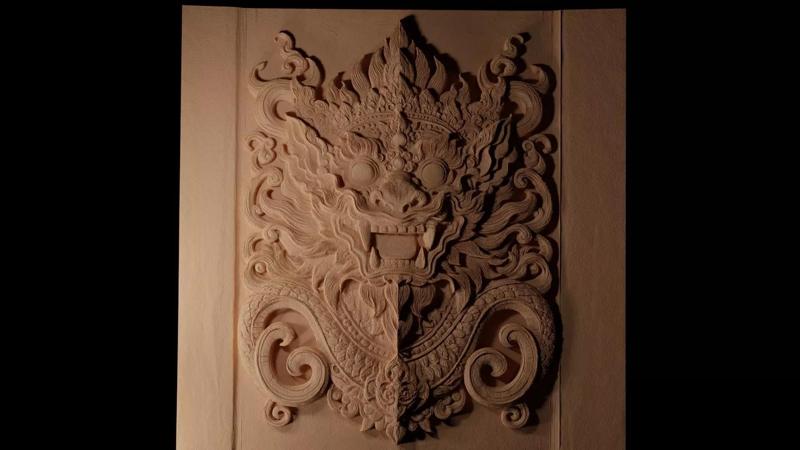 Barong CNC 3d Print High Relief Sand Casting