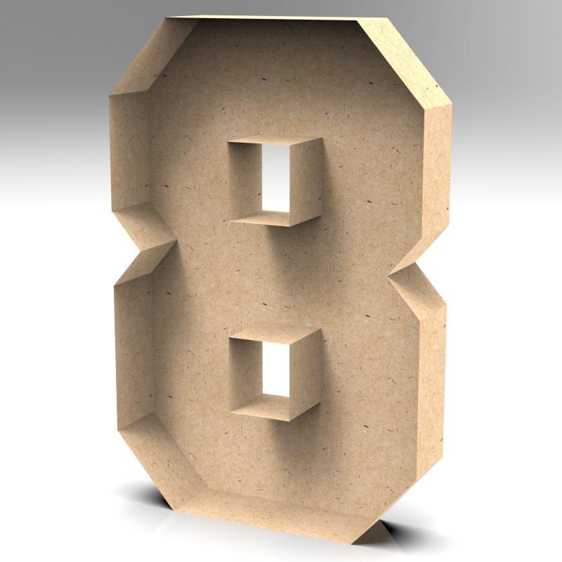 Vector Box Number 8 for Parties 59x89x13