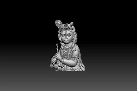 Little Krishna CNC wood STL