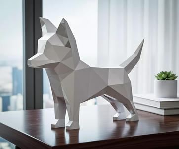 Puppy Lowpoly 3D Printable
