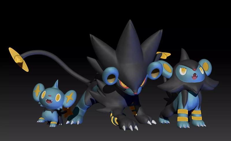 Pokemon Shinx Luxio Luxray