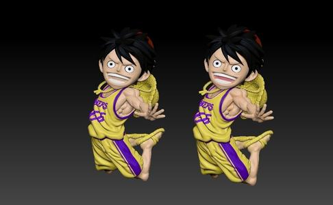 Luffy Straw Hat Basketball - ONE PIECE - 3d print